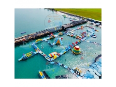 Thiết bị công viên nước bơm hơi Aqua Park Obstacle Beach
